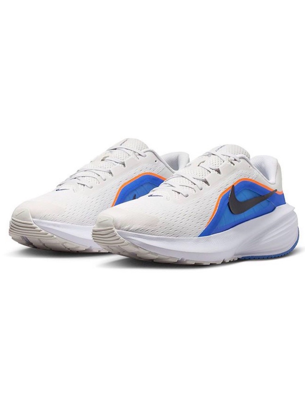 Nike Women’s Downshifter 14 Road Running Sneakers White/ Grey/ Blue/Orange/Black